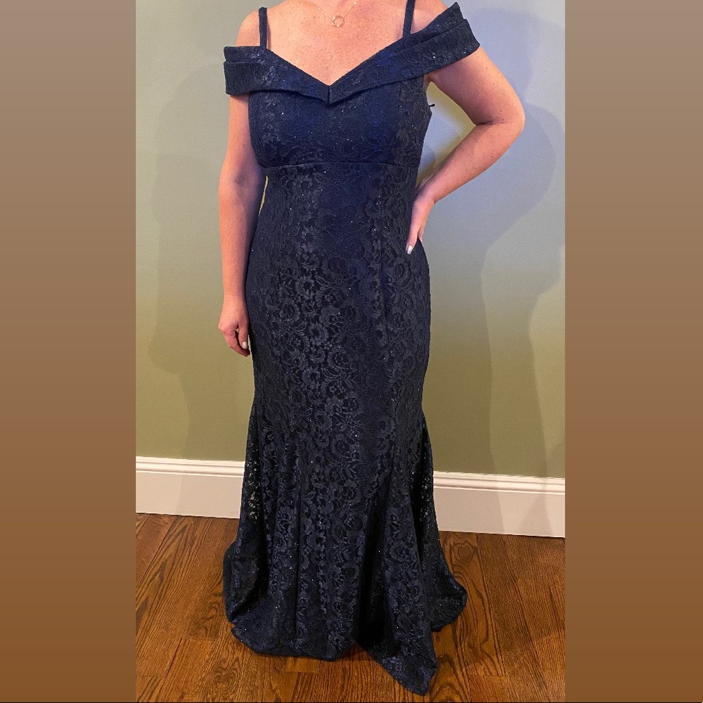 Off The Shoulder Lace Gown
